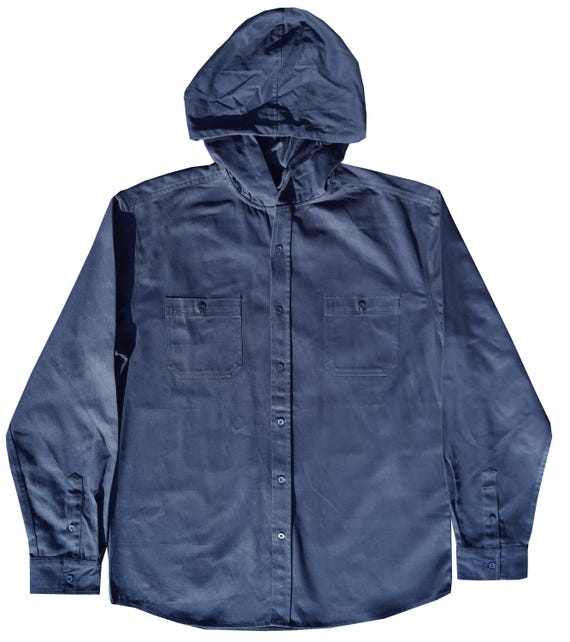 Molokai Solid Navy Cargo Hooded Jacket