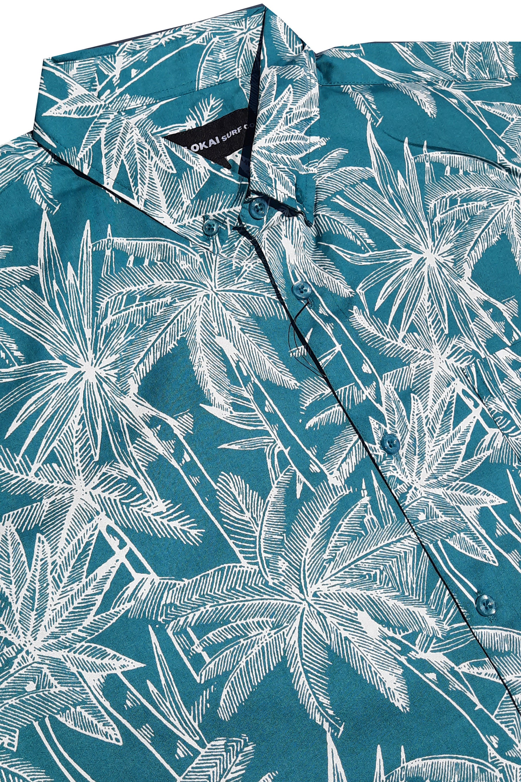 Molokai Turquoise and White Palms - Etsy