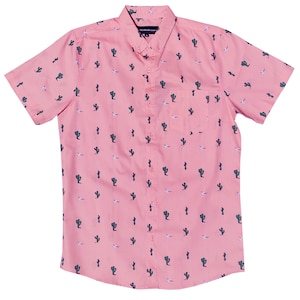 Molokai Light Pink Wild West Button Down Shirt
