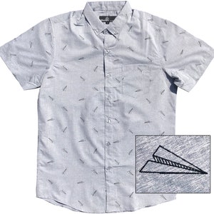Molokai Boys Paper Airplanes Button Down Shirt