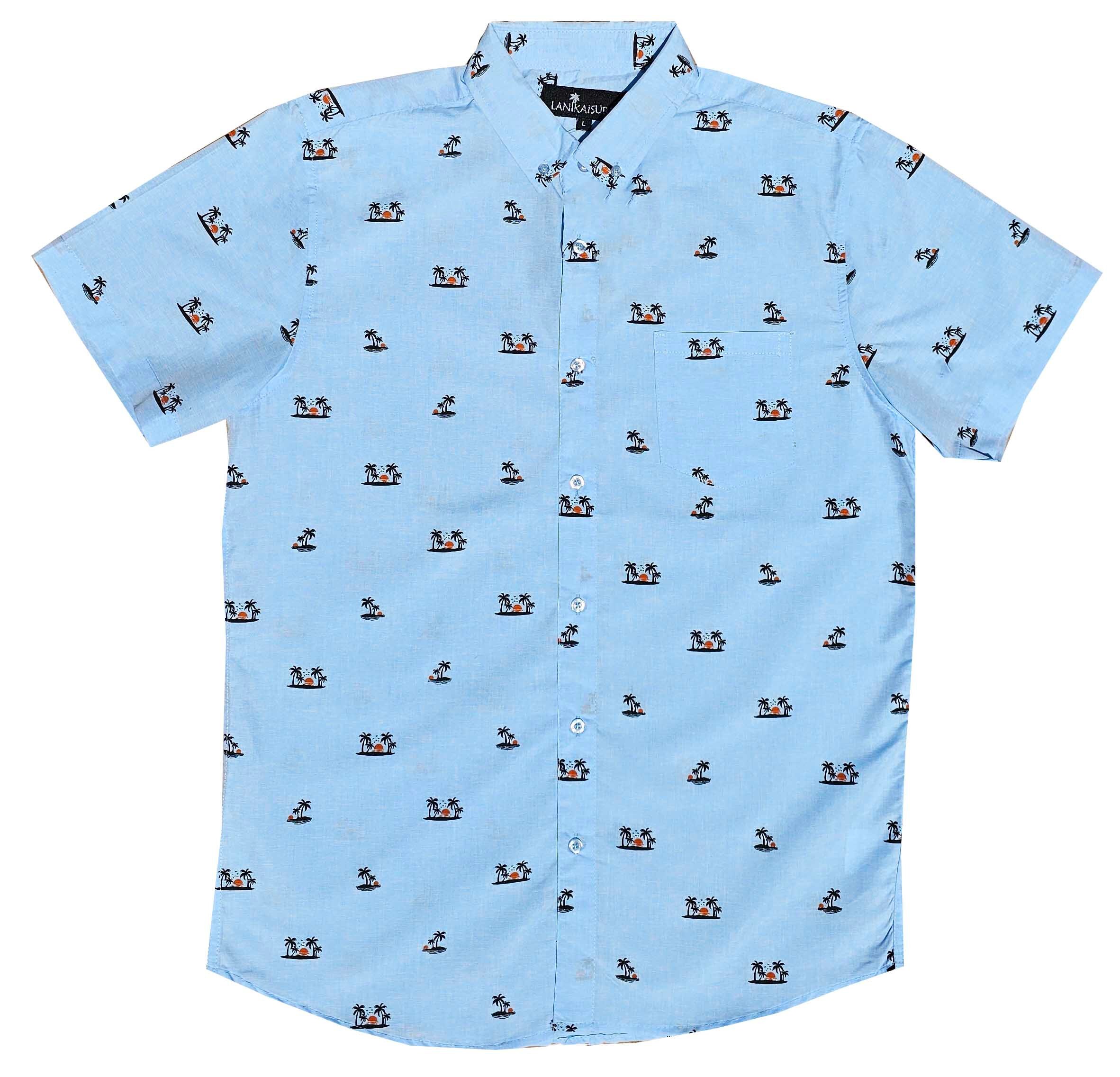 Sunset Button Down Light Blue Sunset Button Down Shirts - Etsy
