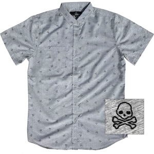 Molokai Skulls Button Down Shirt