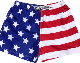 Molokai America Patriot July 4th Mens Swim Trunks