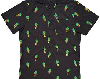 Molokai Pineapple Tropical Skull Shirt