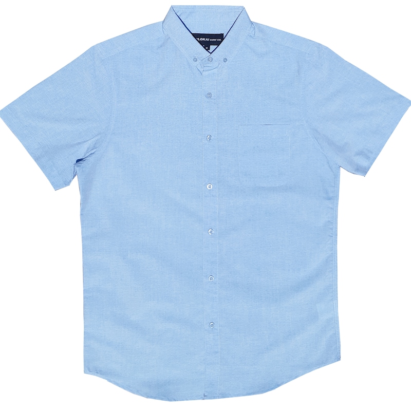 Simple Blue Button Up Mens Light Blue Button up Shirt - Etsy