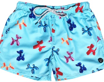 Molokai Balloon Dogs Swim Trunks