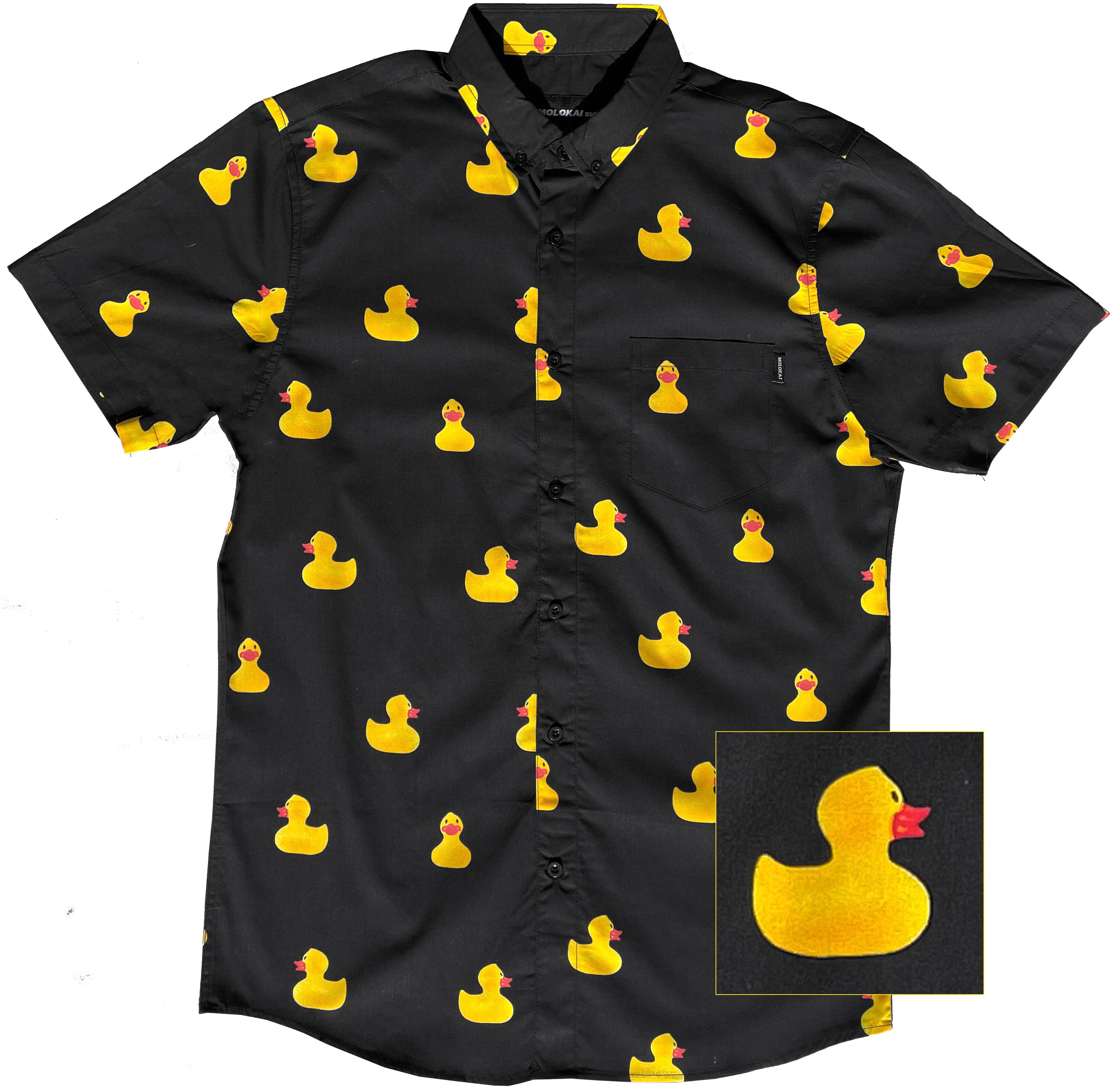 Duck button up shirt Clearance