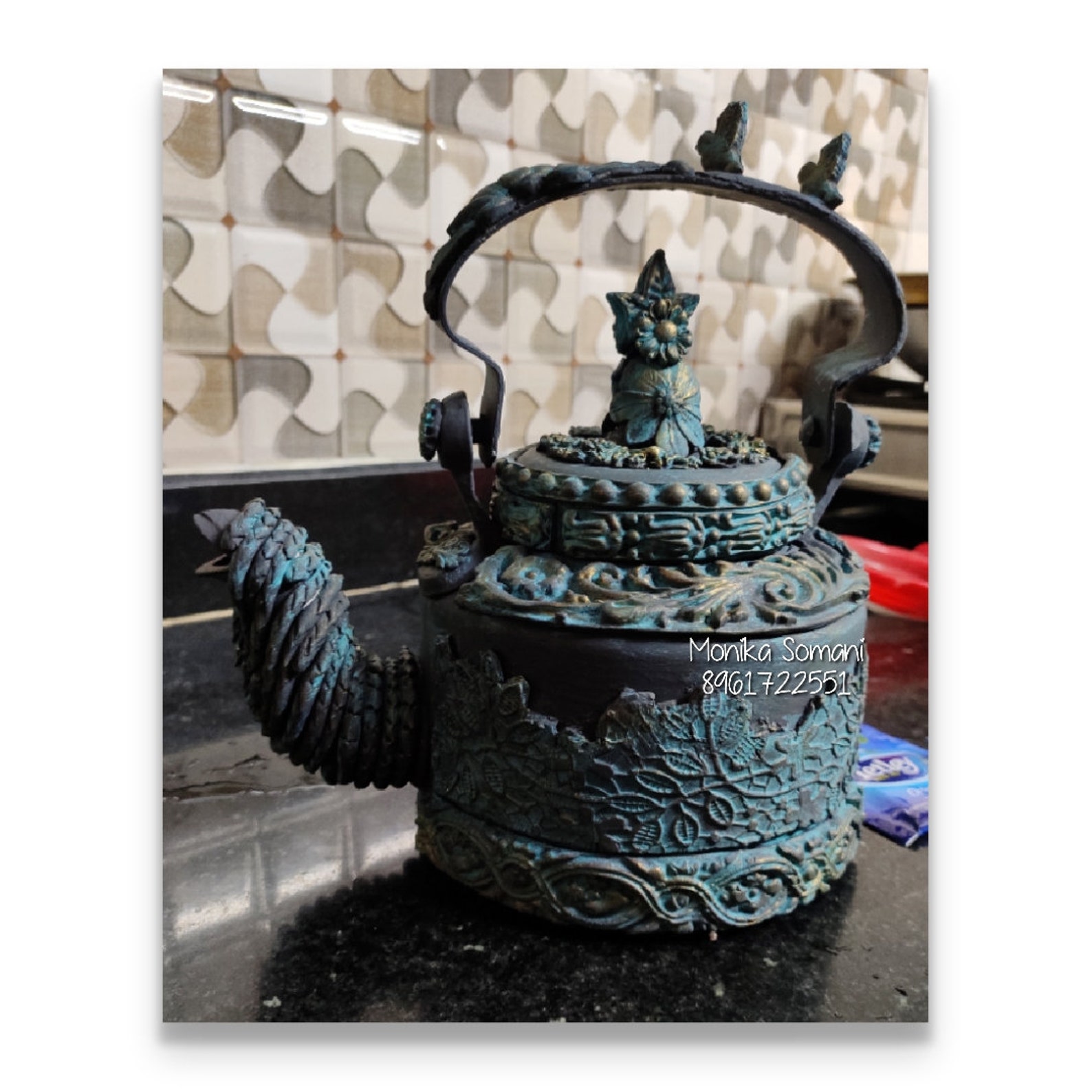 Decorative Tea Kettle/ Chai Ketli Etsy