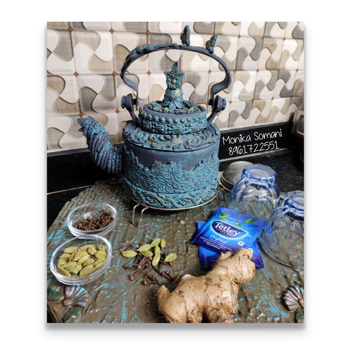 Decorative Tea Kettle/ Chai Ketli Etsy