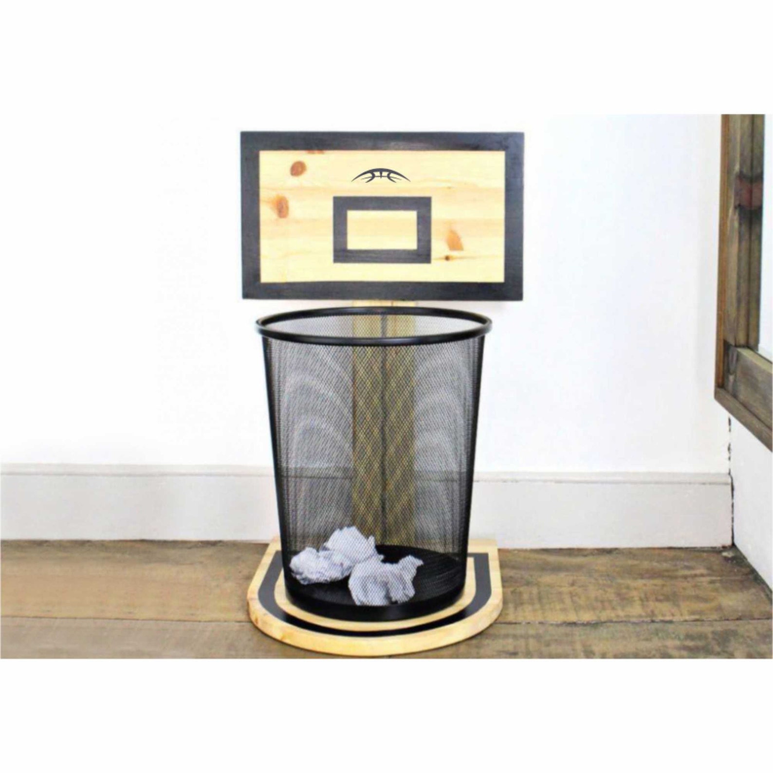 Decorative Basketball Waste Basket Basketball Waste Bin Etsy
