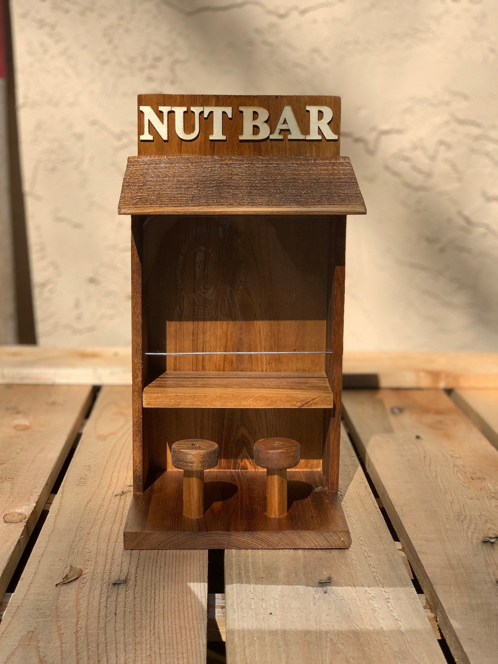 Nut Bar Squirrel Feeder funny gift fathers day Etsy
