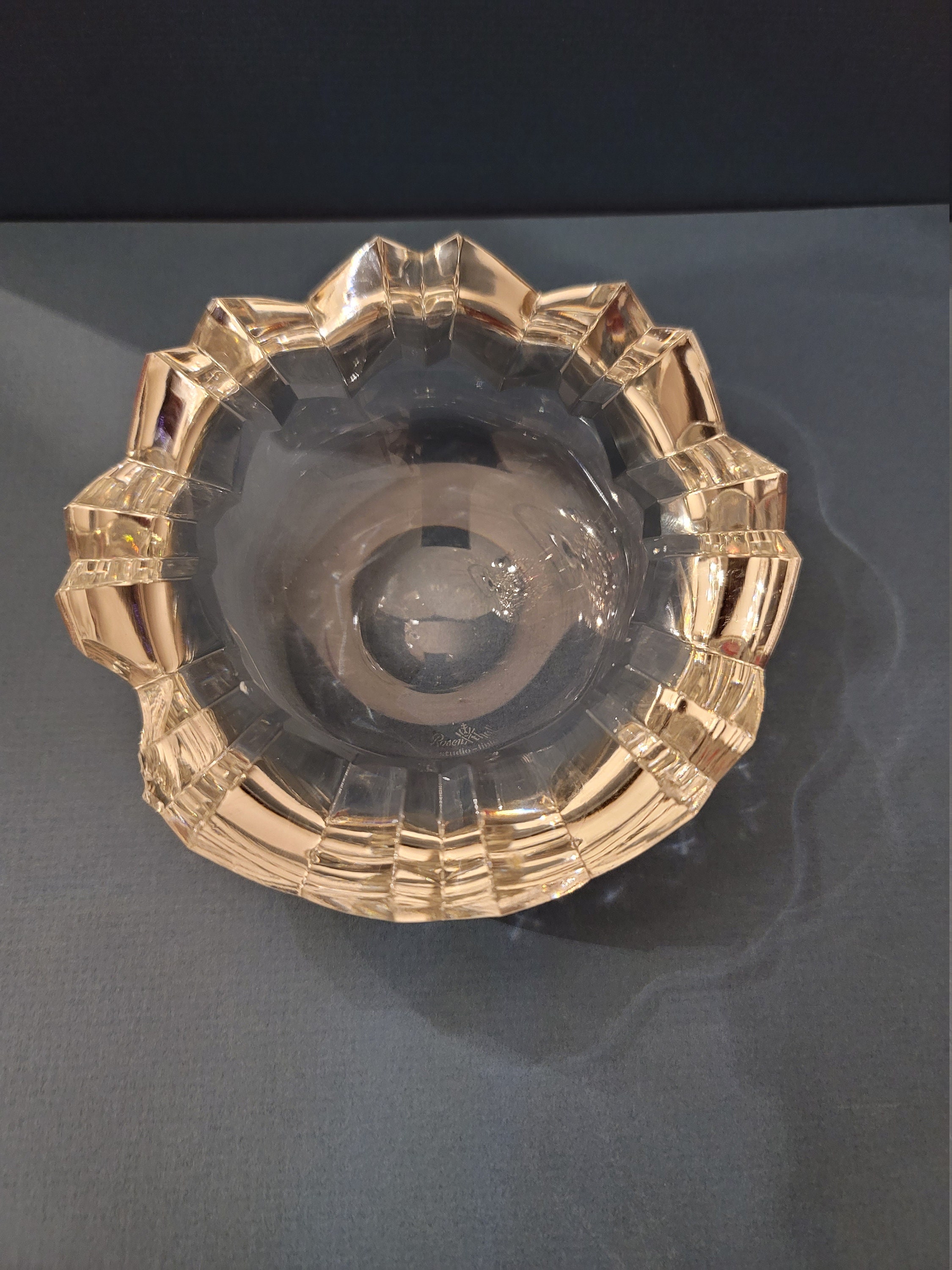 Rosenthal Studio Line Crystal Ashtray 