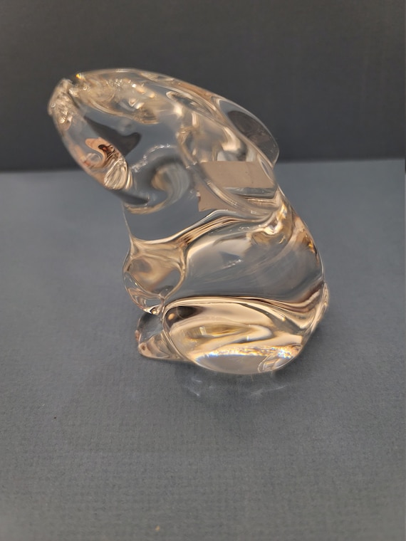 Vintage Baccarat Crystal Bunny Rabbit | Etsy