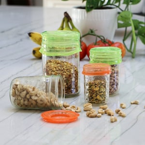 Reusable Silicone Bottle, Jar, & Produce Covers - Plastic-Free Capflex Stretch Veggie Lids