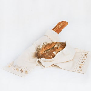 Organic Cotton Bread Bags - Sourdough Baker Gift Idea