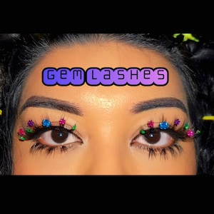Flower Gem Lashes