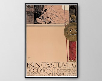 グスタフ・クリムト：ウィーン分離派展のアートプリント - Etsy 日本