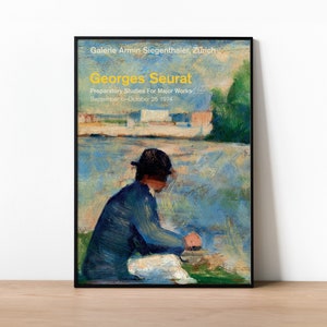 Georges Seurat Pointillism Exhibition Poster