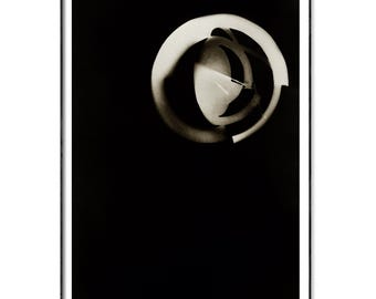 Laszlo Moholy-Nagy Photogram Poster – 'Fotogramm', Bauhaus, Abstract Art Print, Modernist Exhibition 2003
