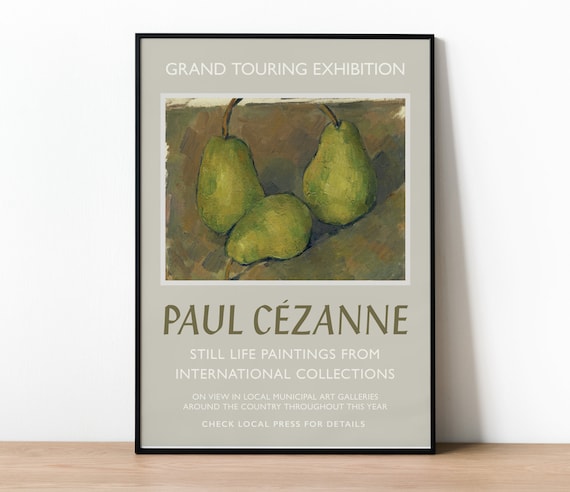 Paul Cézanne Still Life Vintage 1978 French Art Exhibition Poster Paul Cézanne Still Life Vintage 1978 French Art Exhibition Poster