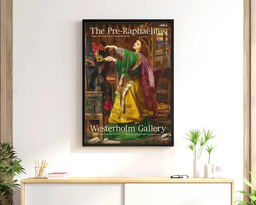 Pre-raphaelite Exhibition Poster - Frederick Sandys Gallery Print ...