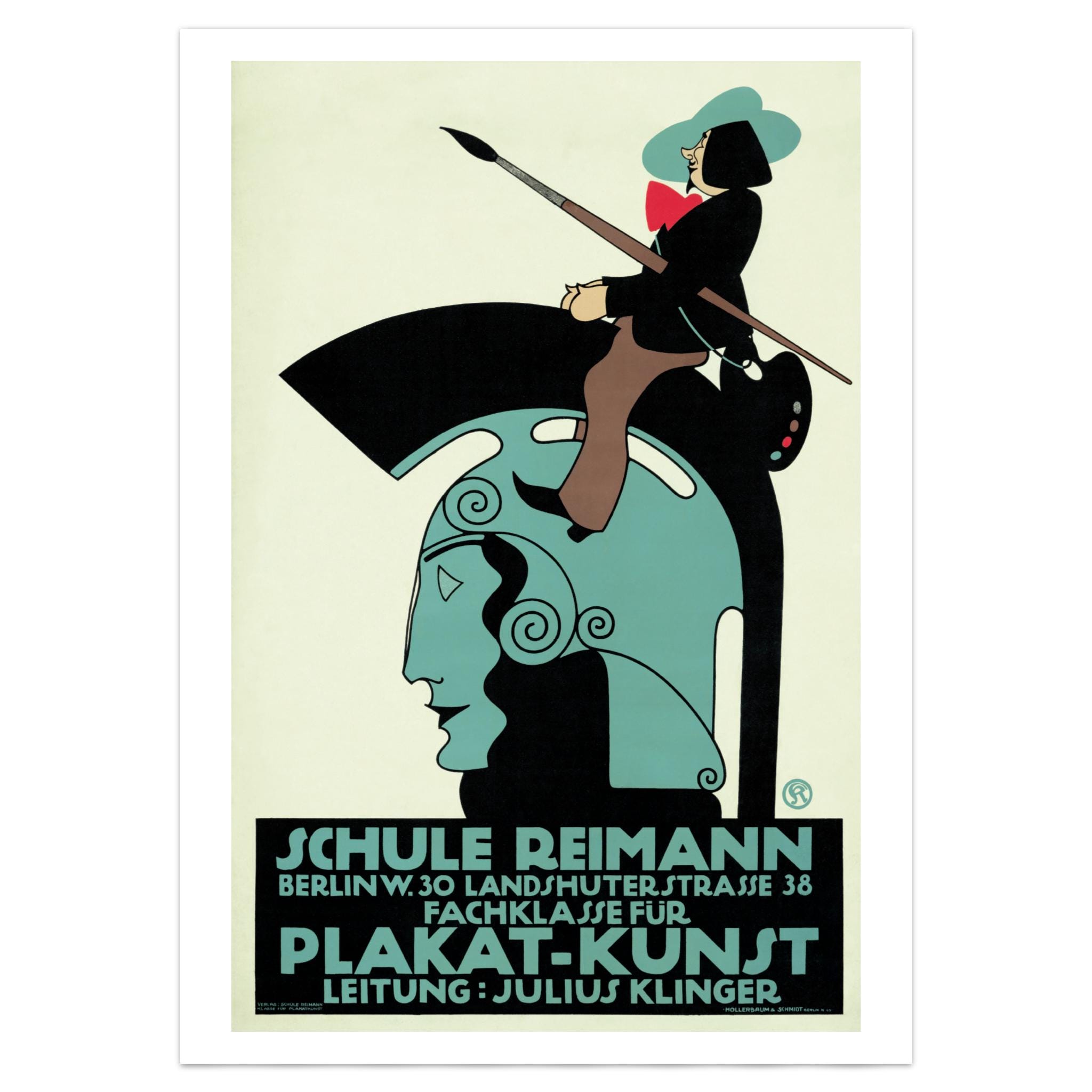 1911 年のヴィンテージ ドイツ ザッハプラカット アート プリント