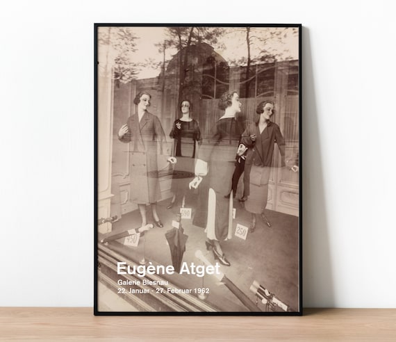 Vintage Parisian Photography Print - Eugène Atget "Magasin Rue Des Gobelins" Exhibition Poster for Home & Office Decor - High Quality Print