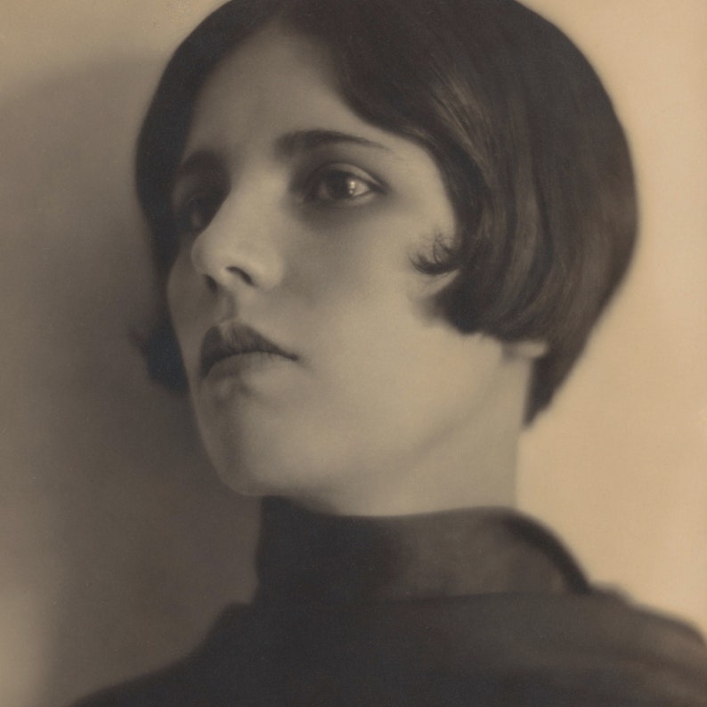 Tina Modotti Photography Exhibition Poster, Museum Quality Print, Portrait of Maria Marin de Orozco, 1920s Print, Mid Century Modern Art image 3