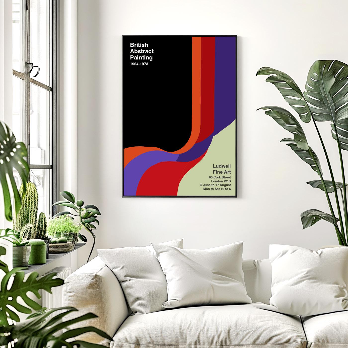 British Abstract Painting Art Poster – 1964–1973 Hard-edged Abstraction ...