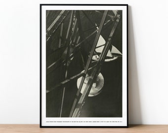 László Moholy-Nagy Poster - Vintage Photography  - Exhibition Poster - Bauhaus Print - Museum Poster - Moholy-Nagy Art Gift - Constructivist