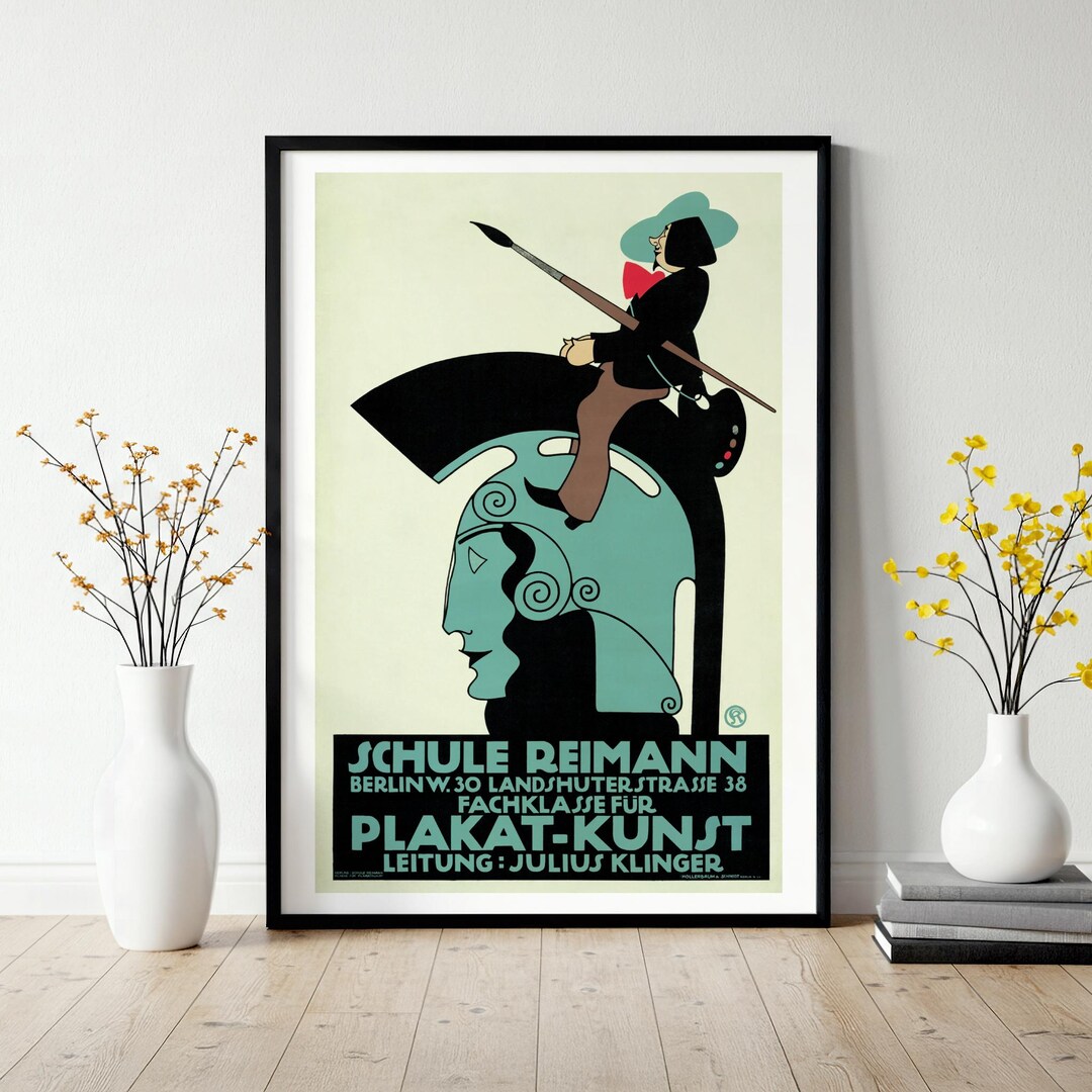 1911 年のヴィンテージ ドイツ ザッハプラカット アート プリント