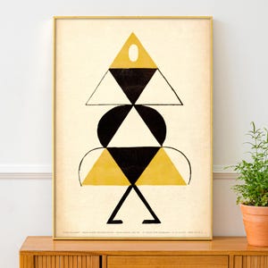 Sonia Delaunay &#39;Prélude&#39; Ballet Costume Design Poster – Avant-Garde Theatre, Abstract Art Print, Modernist Exhibition 1923