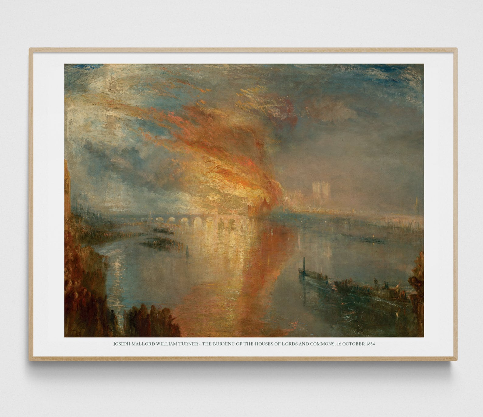 ジョセフ・マロード・ウィリアム・ターナーの版画、貴族院と庶民院の