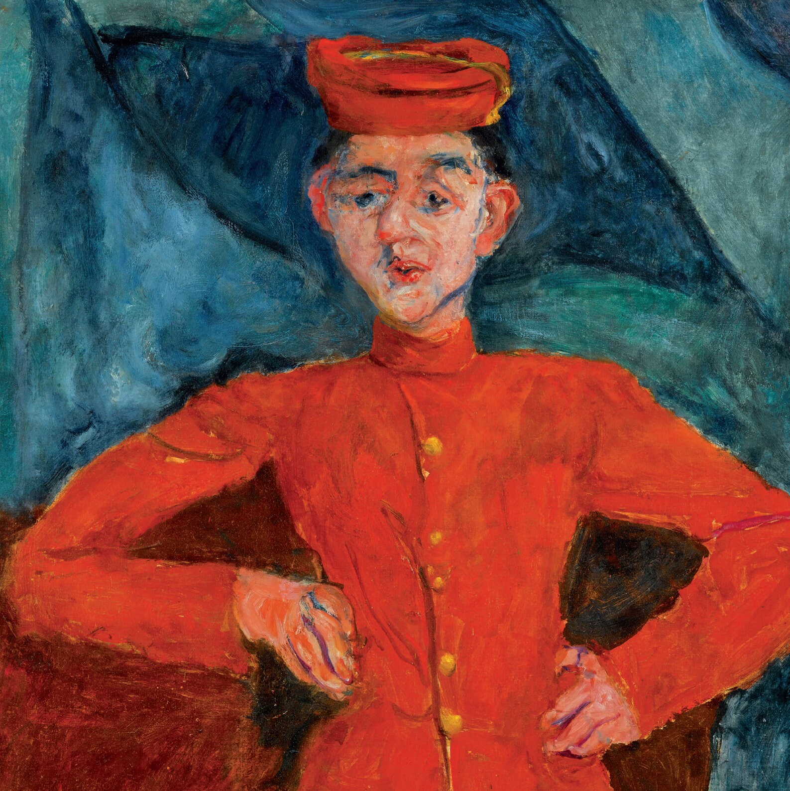 Soutine Poster Chaïm Soutine Exhibition Poster, Le Chasseur De Chez Maxim's, Chaim ...