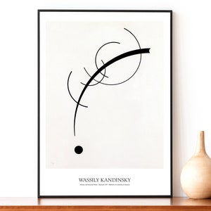 Wassily Kandinsky Exhibition Poster - Abstract Art - Minimalist Print - Modern Art - Kandinsky Print - Modern Wall Art - Poster Print