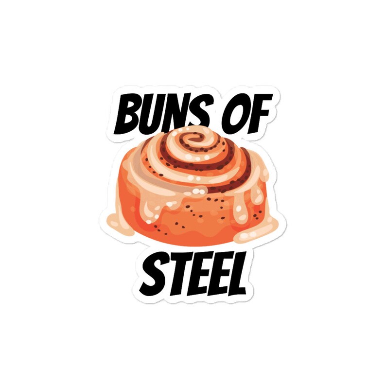 Buns of Steel Sticker - Etsy