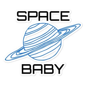 Ruimte Bubble-Free Sticker