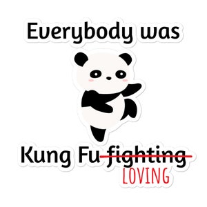 Kung Fu Sticker