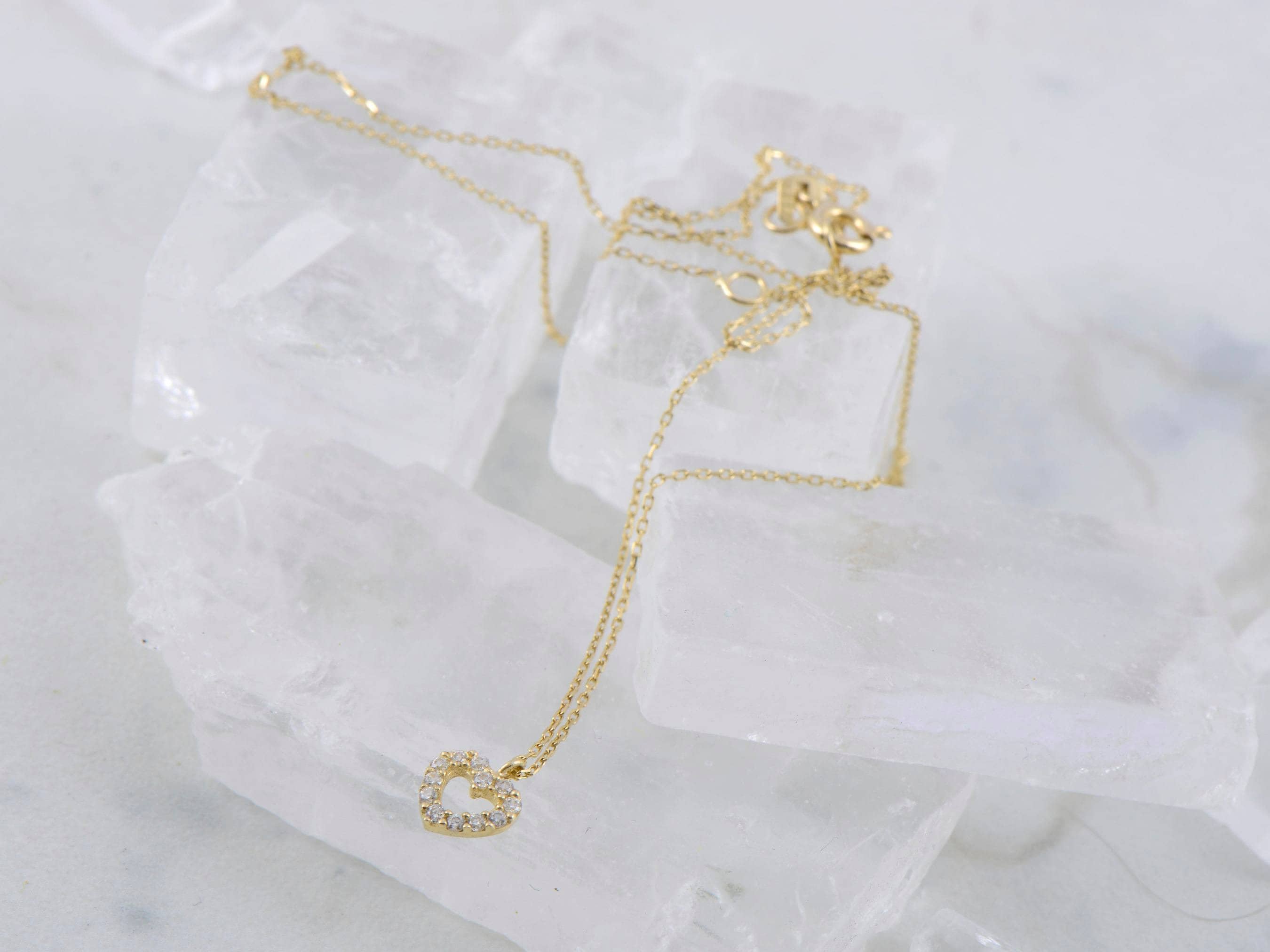 Ldurian Tiny Heart Choker Necklace - 14K Real Gold Plated Dainty Heart Necklace For Women, Minimalist Layering Jewelry - View #8