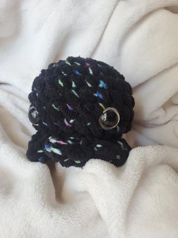 Crochet fluffy ghost