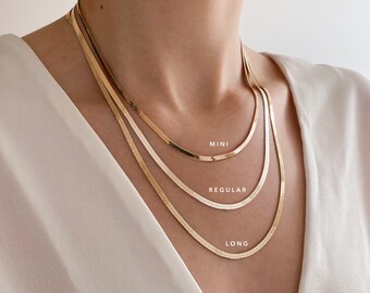 The Herringbone Chain In Yellow Gold