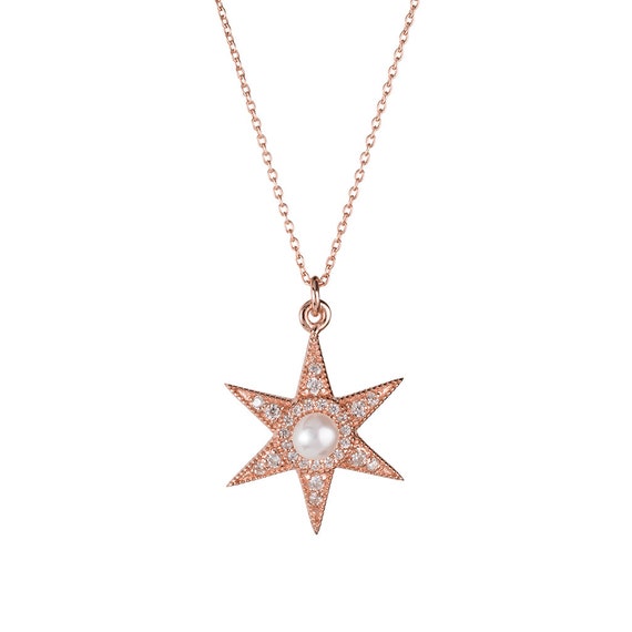 Alexis Necklace in Rose Gold | Etsy 