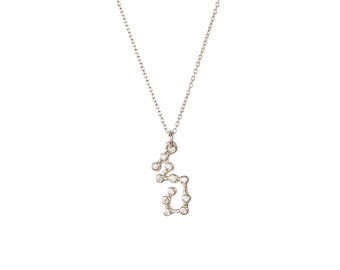 Collier Zodiaque Scorpion En Argent Massif