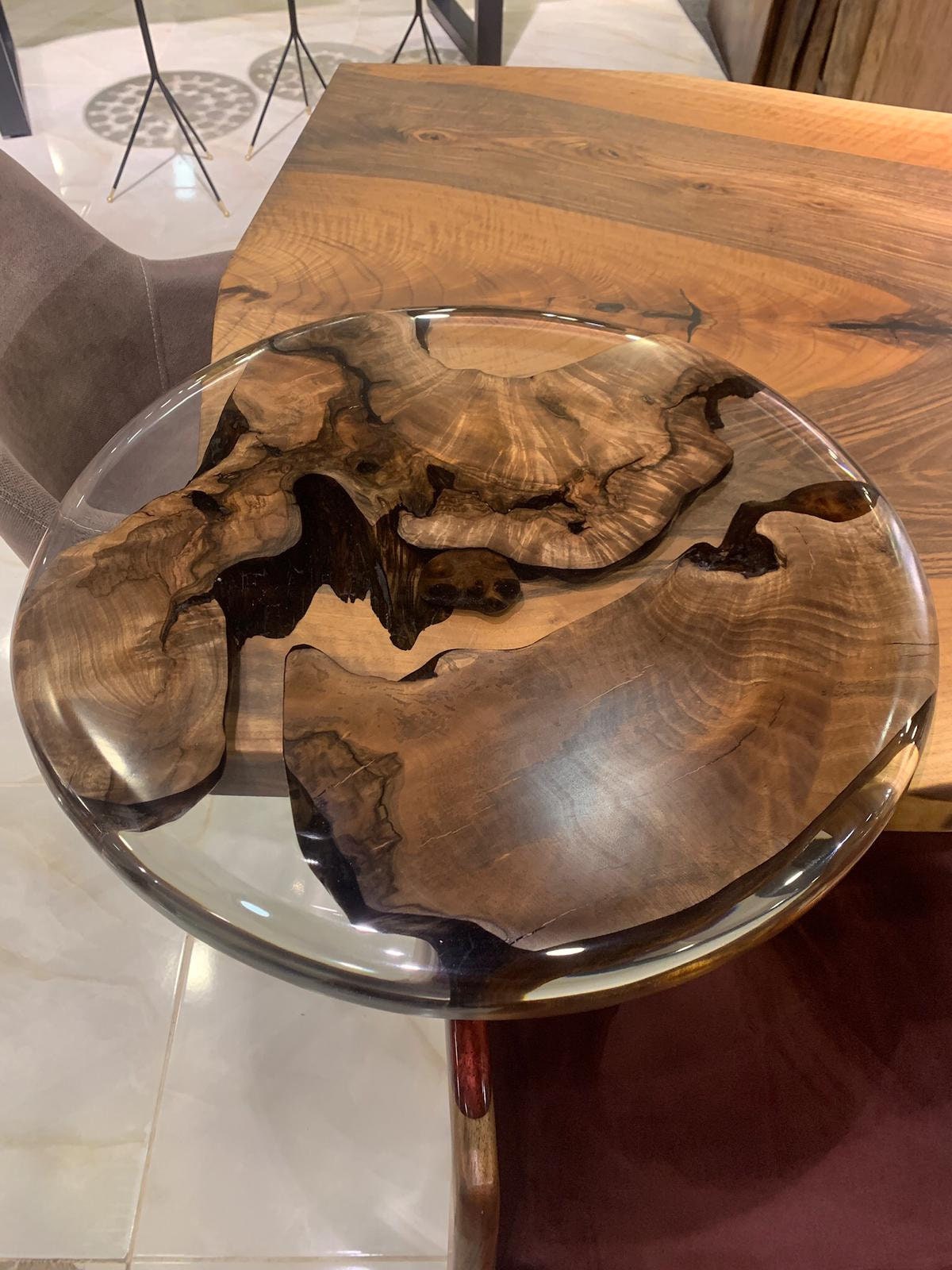 Round coffee table Dining room table epoxy table epoxy | Etsy