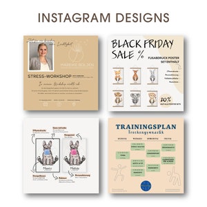 Social Media Design und Management, Instagram Posts, Feed, Content Idee, Story, Design, Grafikdesign individuell gestaltet Bild 2