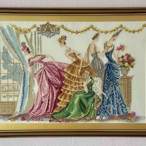 Handmade cross-stitch picture Wall decor Embroidered picture Finished product