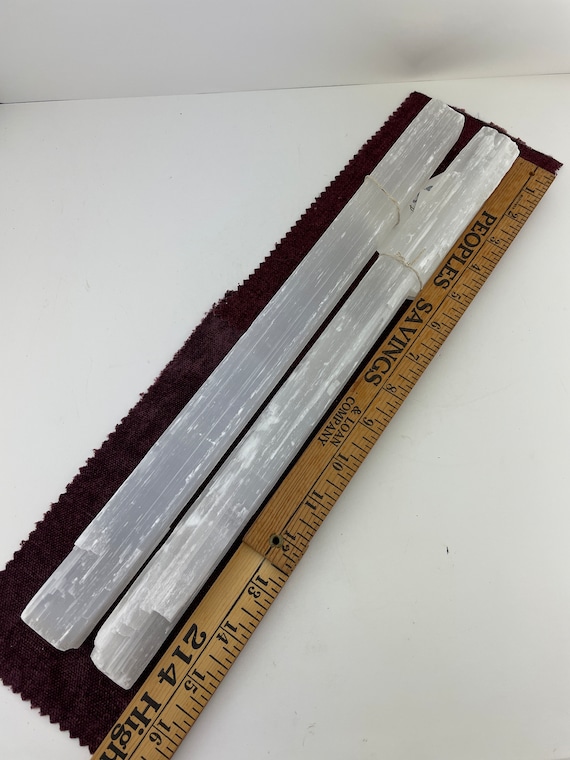 Selenite Stick 16” Long - 1 Included