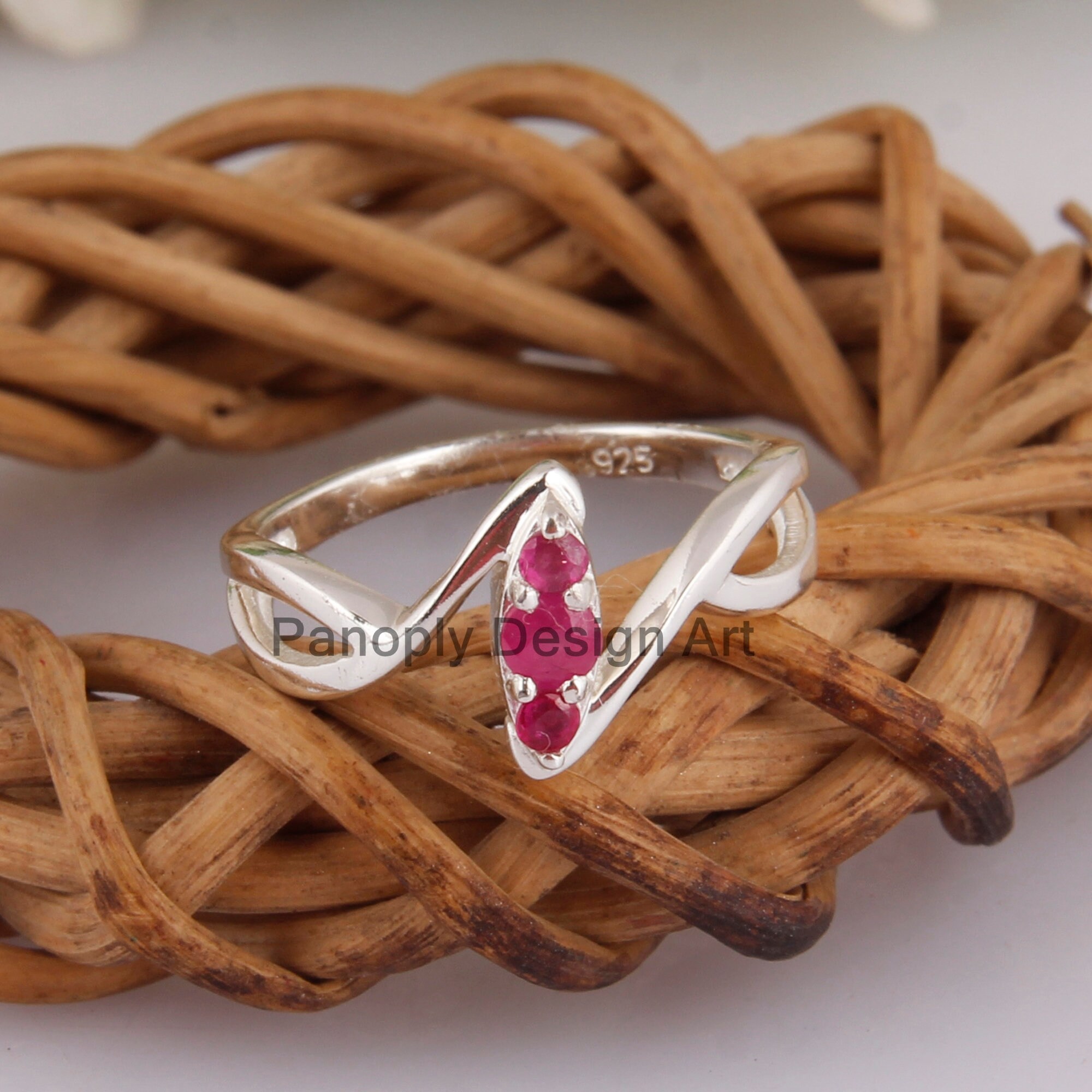 tiny ruby ring