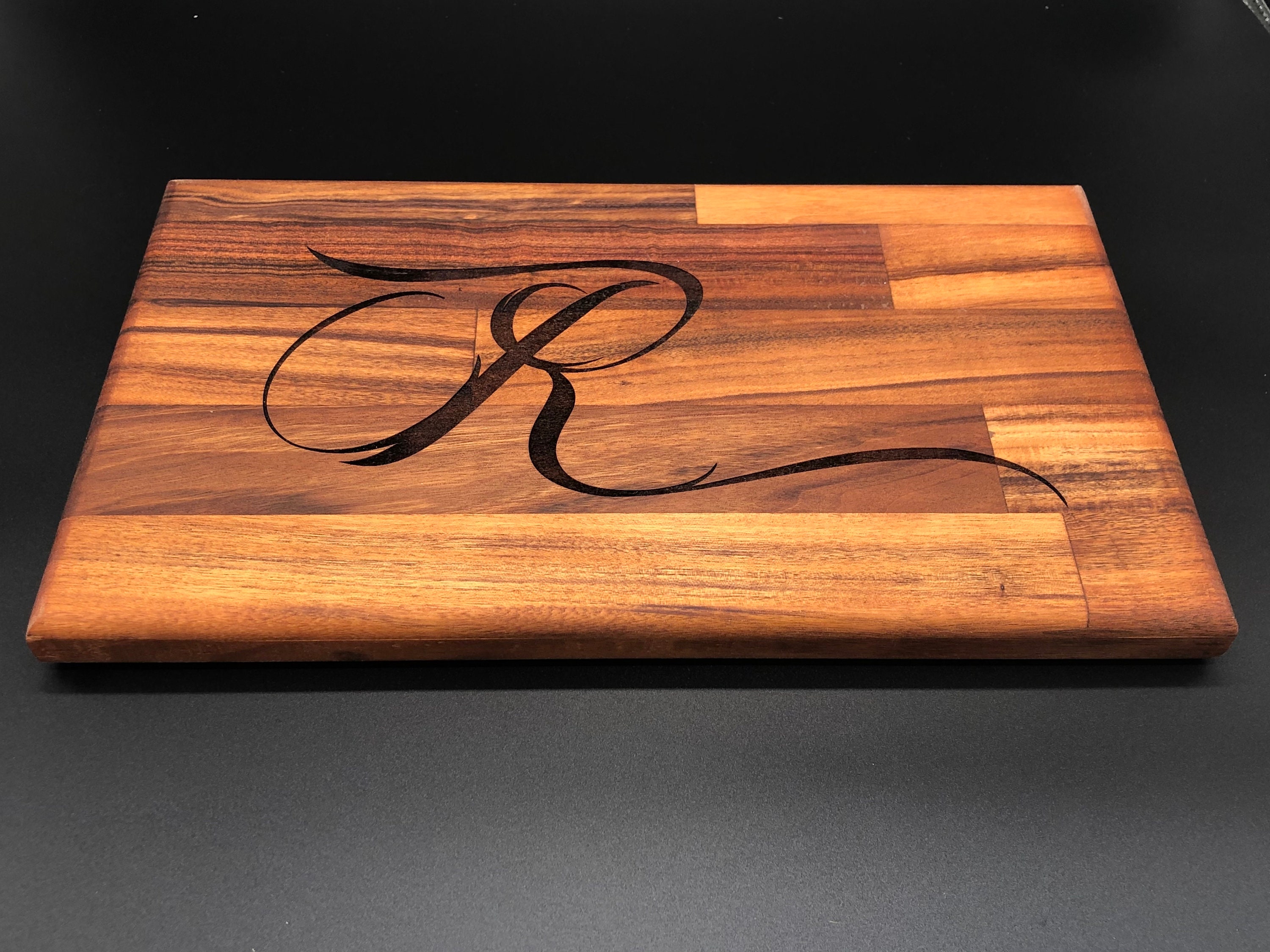 Laser Engraved Wood Cutting Boards —