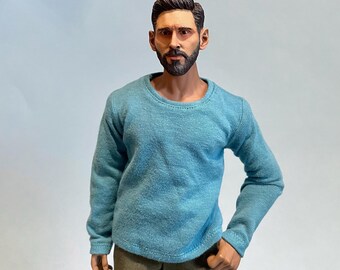 1/6 Scale Dark Blue Men's Suit Set For 12″ Hot Toys & Phicen Custom Figures